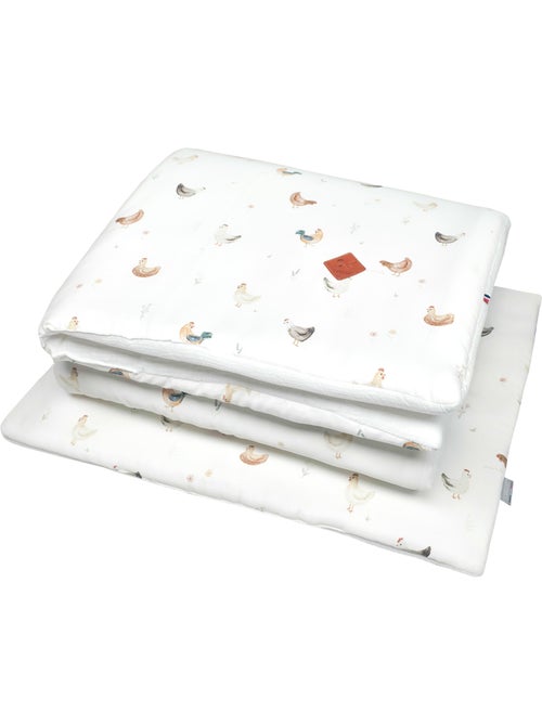 Piumino e cuscino reversibili per bambino in mussola di cotone | sevira kids - Kiabi
