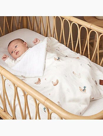 Piumino e cuscino reversibili per bambino in mussola di cotone | sevira kids | sevira kids