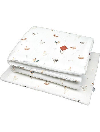 Piumino e cuscino reversibili per bambino in mussola di cotone | sevira kids | sevira kids