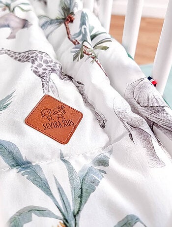 Piumino e cuscino reversibili per bambino in mussola di cotone | sevira kids | sevira kids