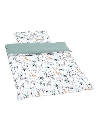 Piumino e cuscino reversibili per bambino in mussola di cotone | SEVIRA KIDS