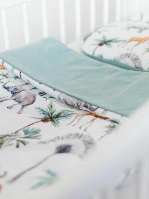 Piumino e cuscino reversibili per bambino in mussola di cotone | SEVIRA KIDS - Kiabi