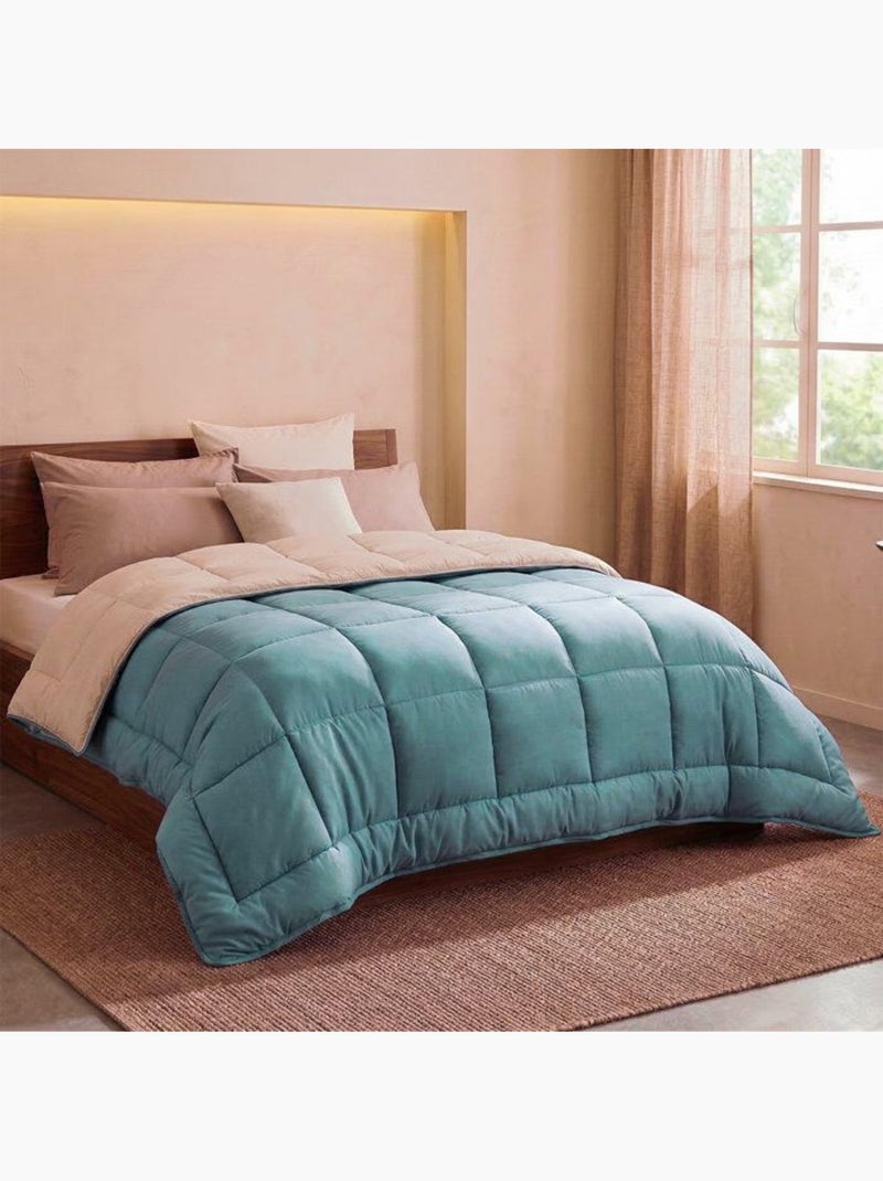 Piumino estivo in microfibra bicolore Blu - Kiabi