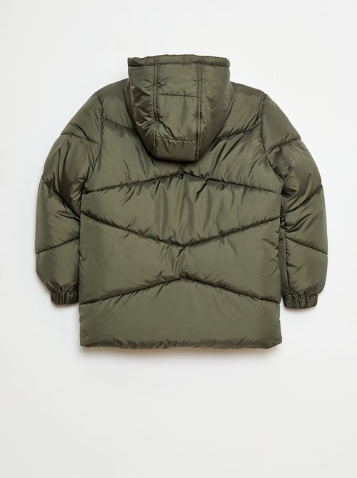 Piumino idrorepellente con cappuccio trapuntato - Kiabi
