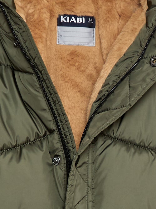 Piumino idrorepellente con cappuccio trapuntato - Kiabi