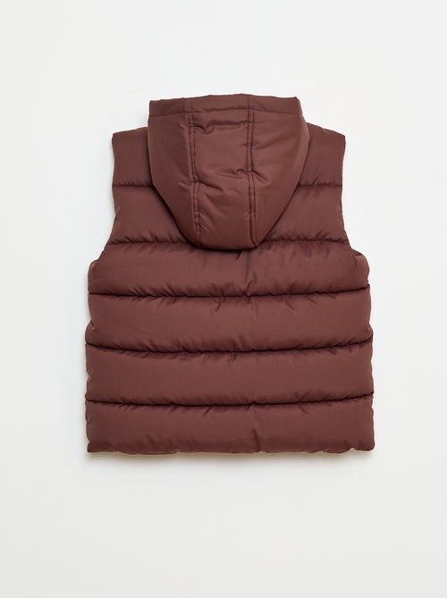 Piumino idrorepellente con tasca a patta e cappuccio - Kiabi