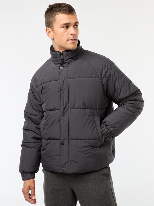 Piumino idrorepellente tinta unita con coulisse sul fondo - Kiabi