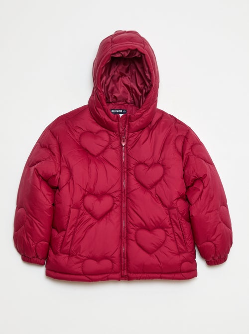 Piumino idrorepellente trapuntato 'cuore' - Kiabi