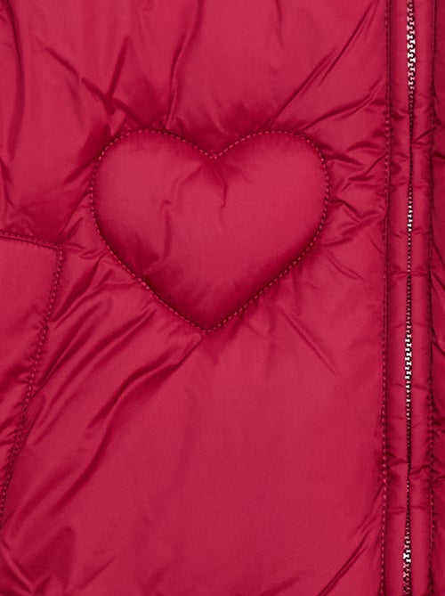 Piumino idrorepellente trapuntato 'cuore' - Kiabi
