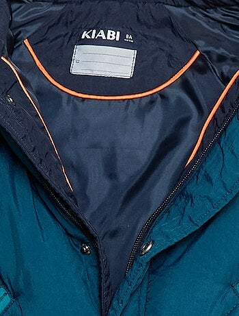 Piumino imbottito color block idrorepellente