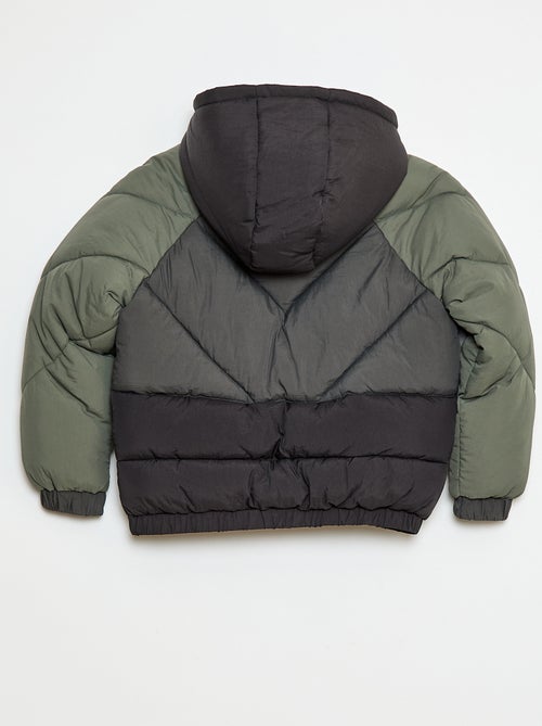 Piumino imbottito color block idrorepellente - Kiabi