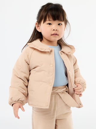 Piumino imbottito con cuori