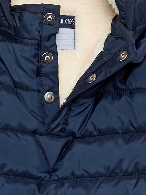 Piumino imbottito con interno in sherpa - collezione facile da indossare - Kiabi Piumino imbottito con interno in sherpa - collezione facile da indossare - Kiabi