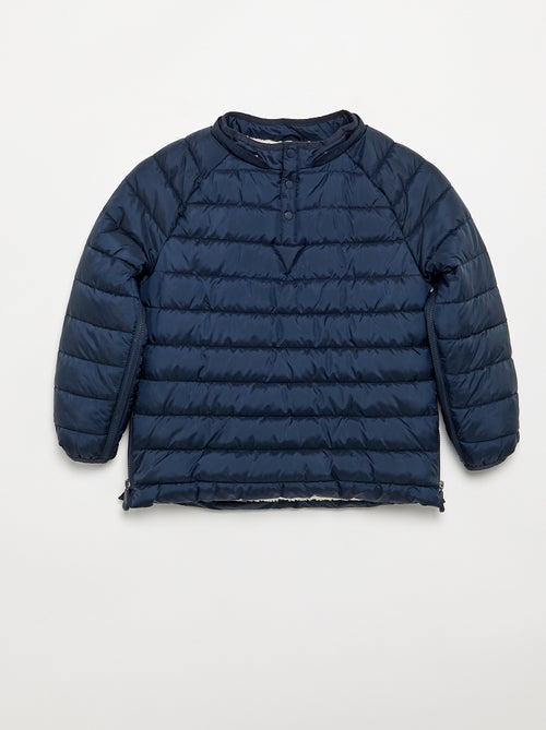 Piumino imbottito con interno in sherpa - collezione facile da indossare - Kiabi Piumino imbottito con interno in sherpa - collezione facile da indossare - Kiabi