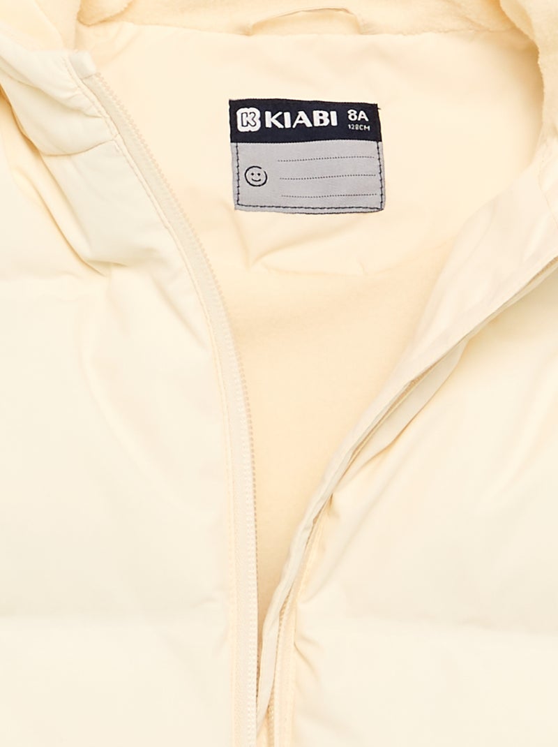 Piumino imbottito foderato Bianco - Kiabi