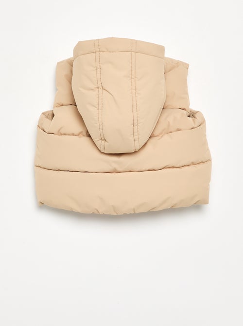 Piumino imbottito senza maniche con cappuccio - Kiabi Piumino imbottito senza maniche con cappuccio - Kiabi