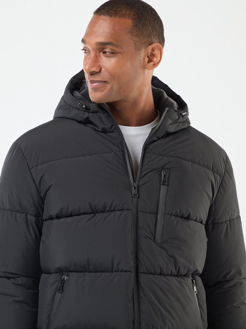 Piumino imbottito tinta unita Nero - Kiabi