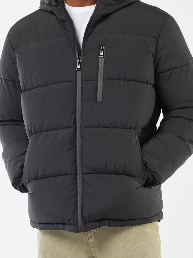 Piumino imbottito tinta unita Nero - Kiabi