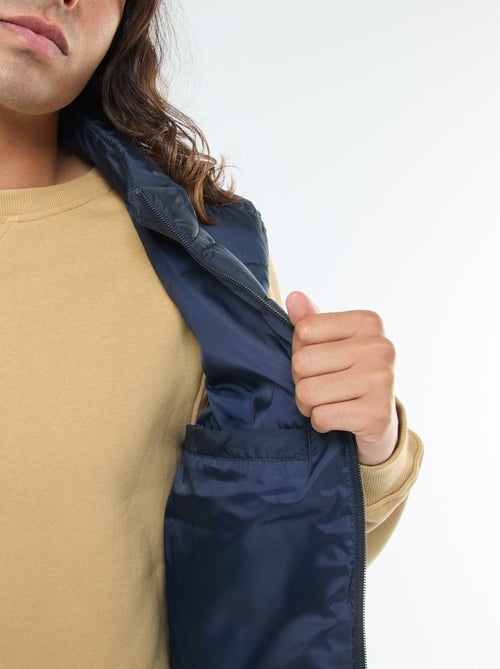 Piumino impermeabile senza maniche tinta unita - Kiabi