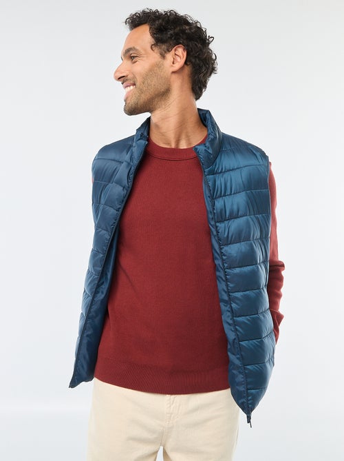 Piumino impermeabile senza maniche tinta unita - Kiabi