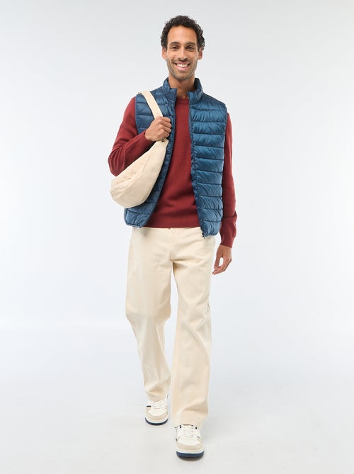 Piumino impermeabile senza maniche tinta unita - Kiabi