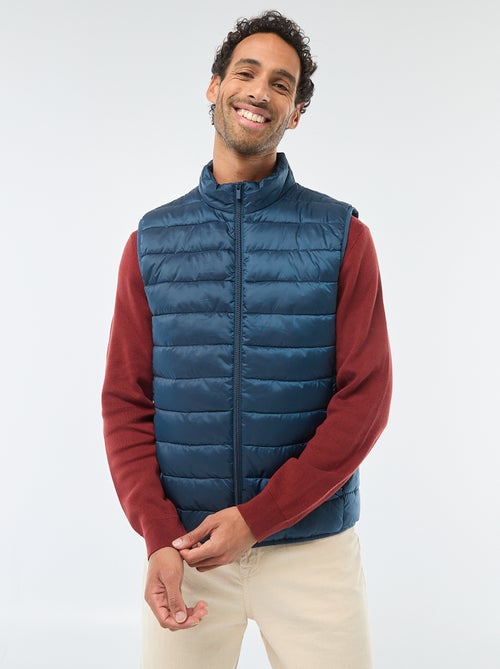 Piumino impermeabile senza maniche tinta unita - Kiabi