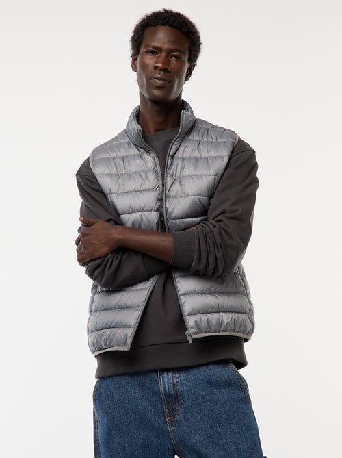 Piumino impermeabile senza maniche tinta unita - Kiabi