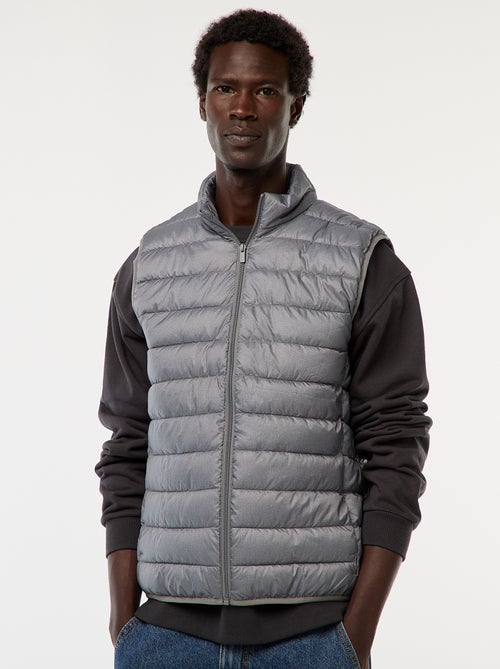 Piumino impermeabile senza maniche tinta unita - Kiabi