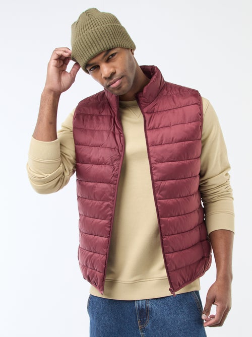 Piumino impermeabile senza maniche tinta unita - Kiabi