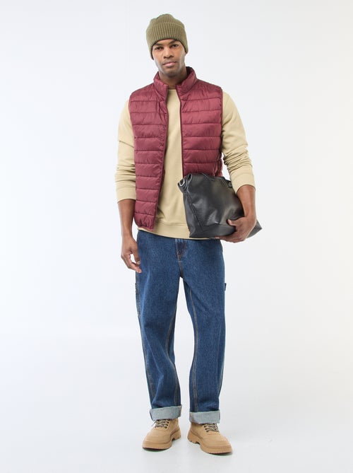 Piumino impermeabile senza maniche tinta unita - Kiabi