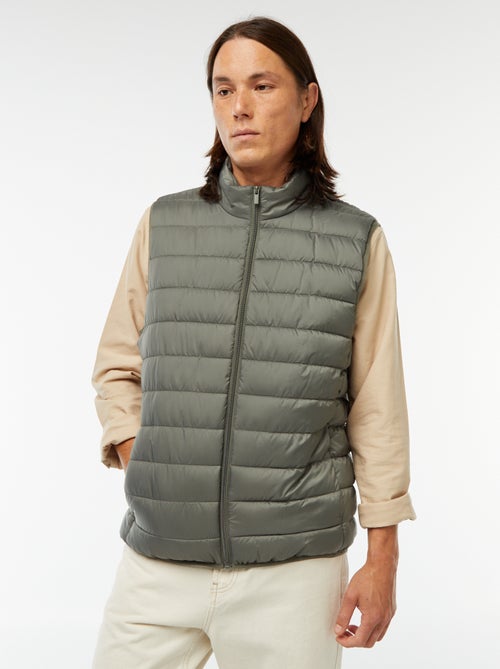 Piumino impermeabile senza maniche tinta unita - Kiabi