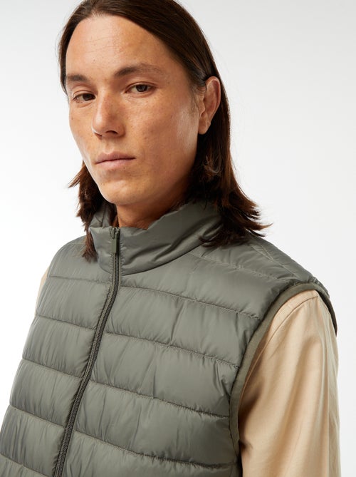 Piumino impermeabile senza maniche tinta unita - Kiabi