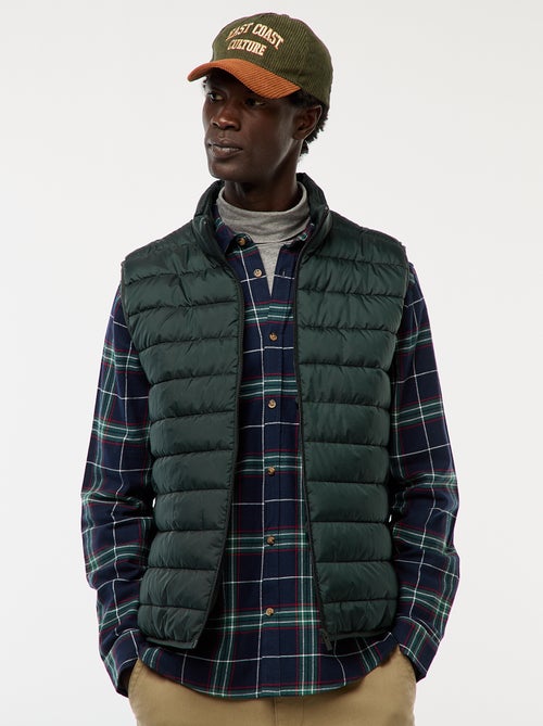 Piumino impermeabile senza maniche tinta unita - Kiabi