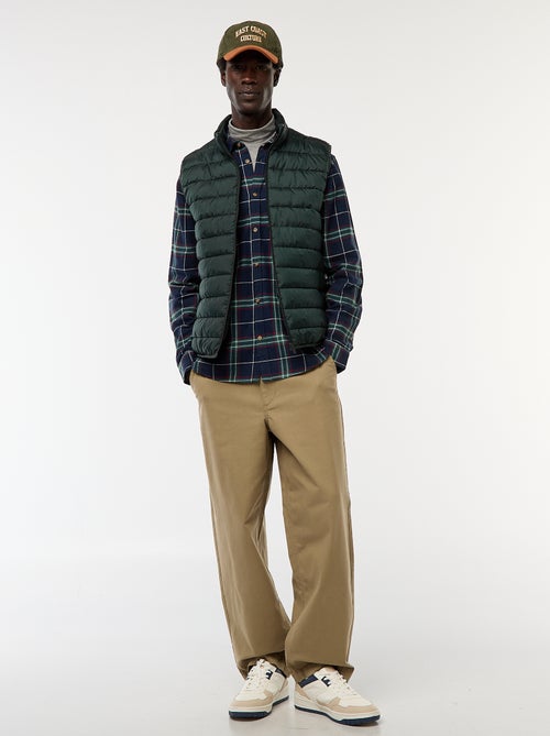 Piumino impermeabile senza maniche tinta unita - Kiabi