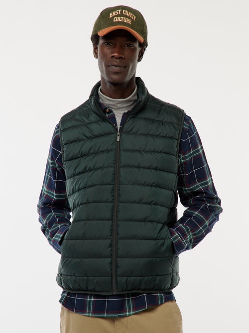 Piumino impermeabile senza maniche tinta unita - Kiabi