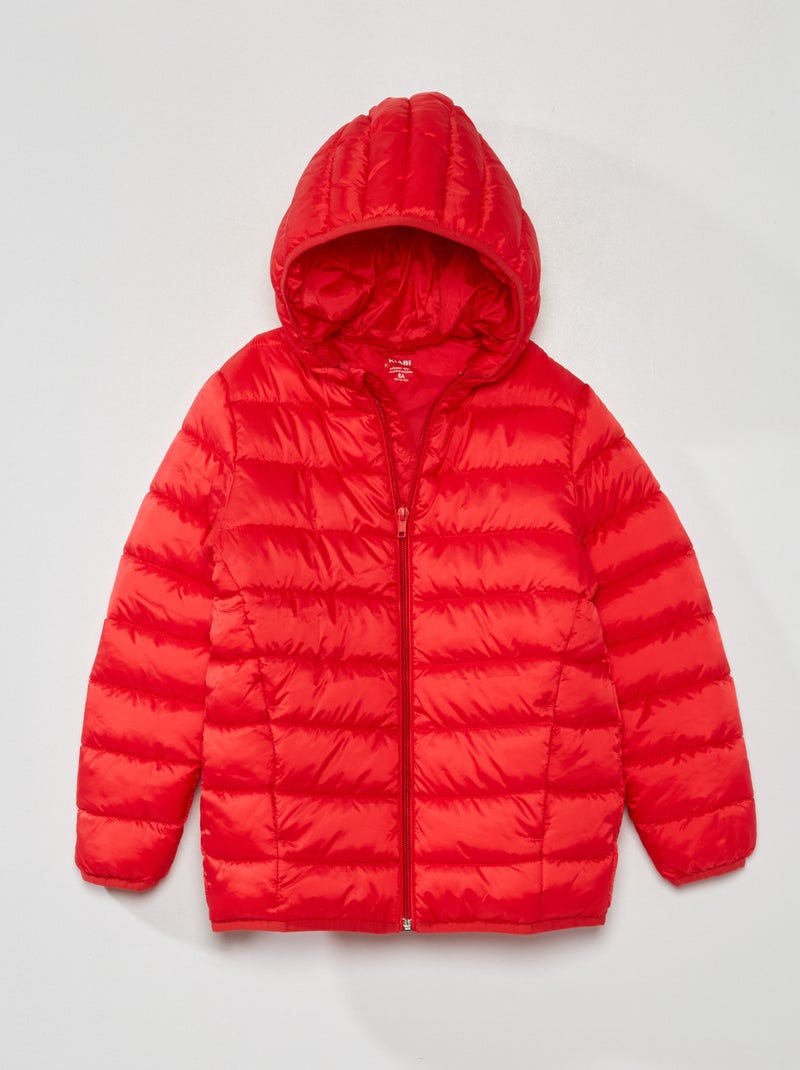 Piumino in bottiglie riciclate ROSSO - Kiabi
