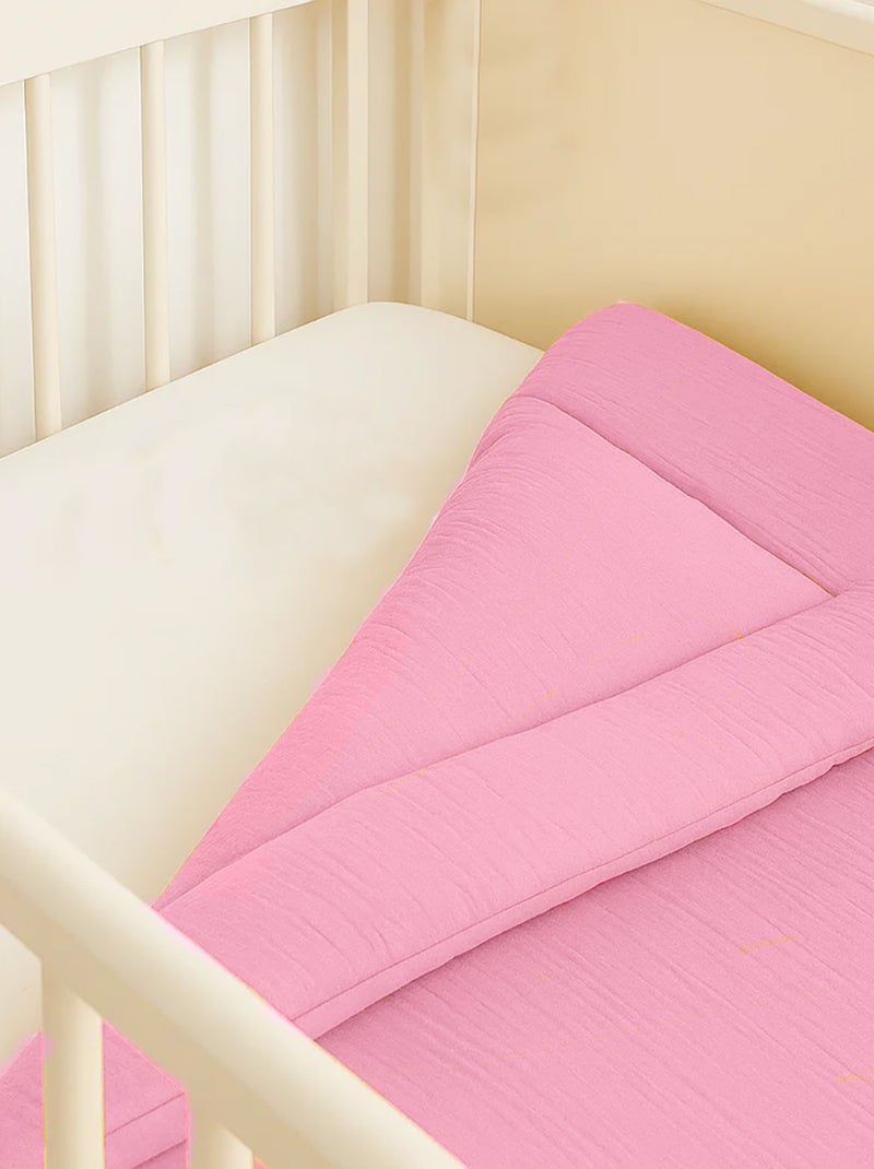 Piumino in cotone biologico Rosa - Kiabi