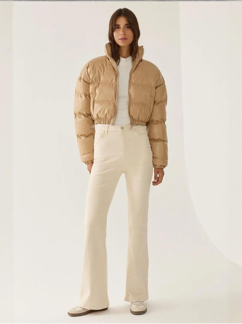 Piumino in finta pelle hiccup Beige naturale - Kiabi