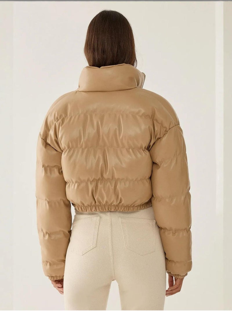Piumino in finta pelle hiccup Beige naturale - Kiabi
