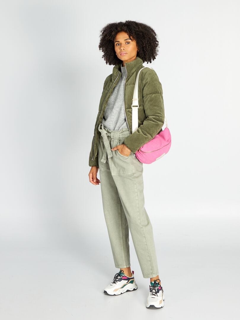 Piumino in velluto - KAKI - Kiabi - 54.00€