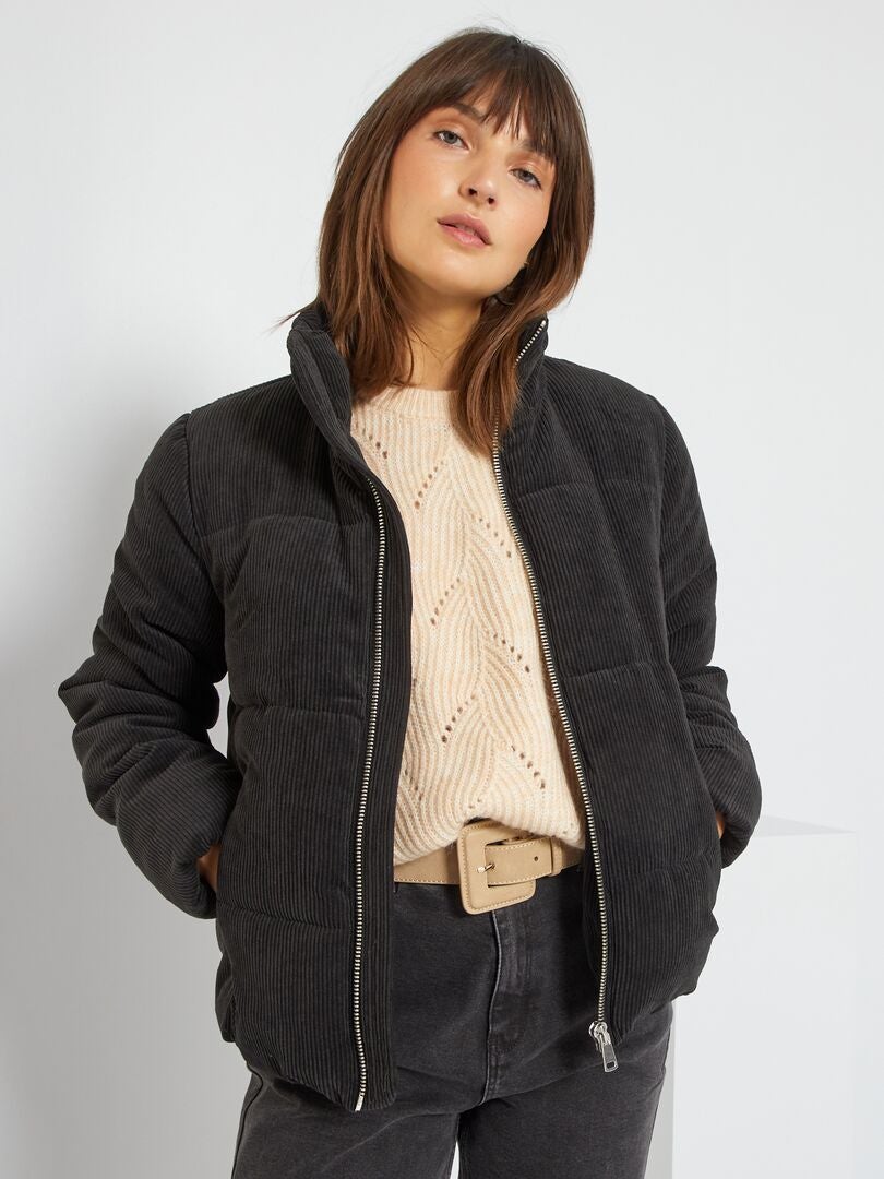 Piumino in velluto - nero - Kiabi - 54.00€