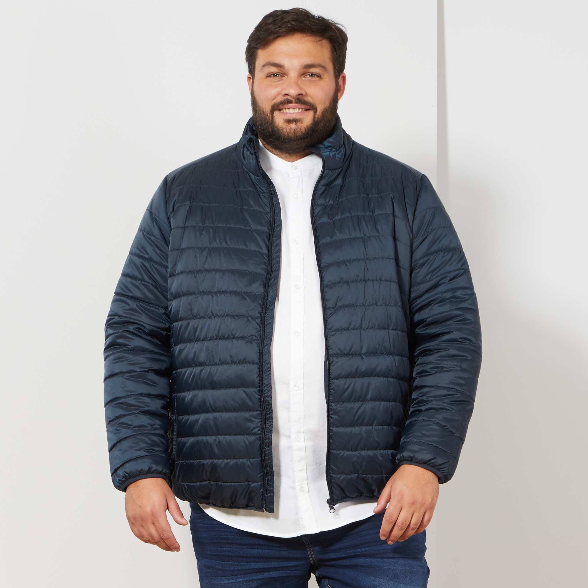 Piumino leggero Taglie forti uomo - BLU - Kiabi - 35,00€