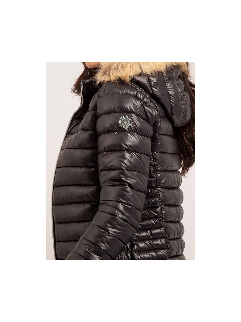 Piumino leggero capuche UMOLIE Nero - Kiabi