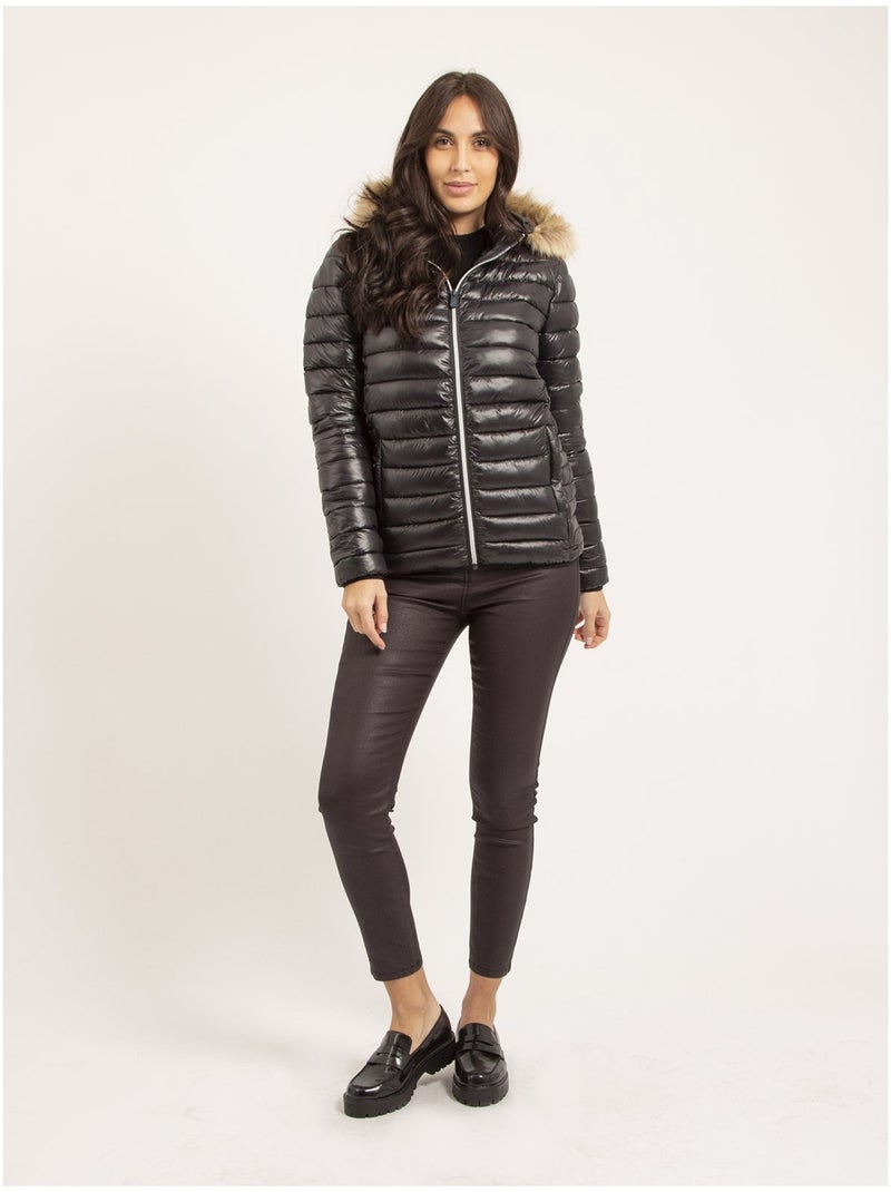 Piumino leggero capuche UMOLIE Nero - Kiabi