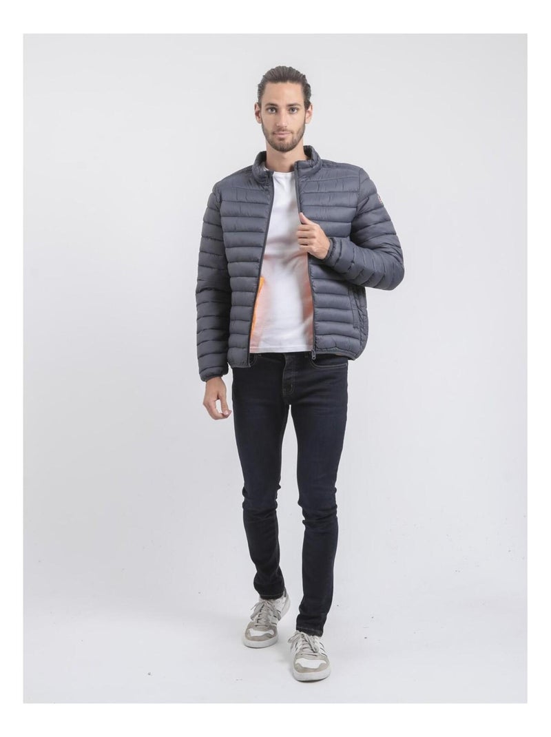 Piumino leggero collo alto ZERNOBI II Grigio - Kiabi