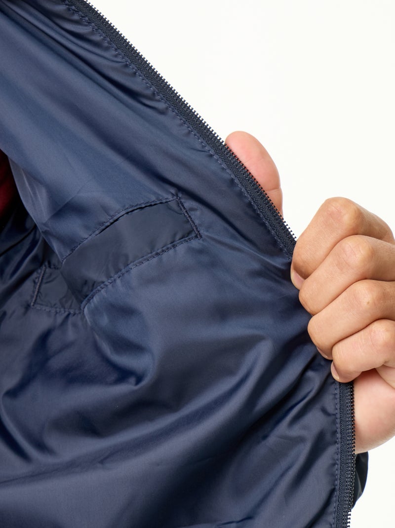 Piumino leggero con apertura a zip Blu - Kiabi