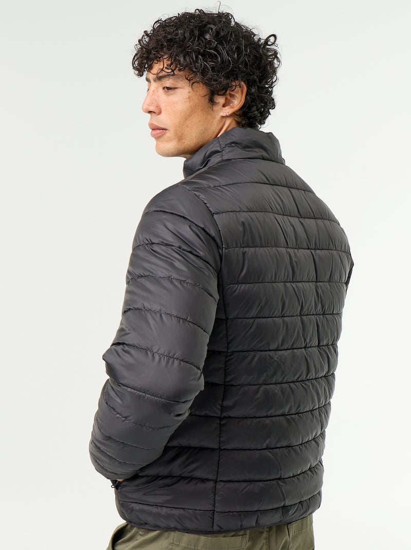 Piumino leggero con apertura a zip Nero - Kiabi