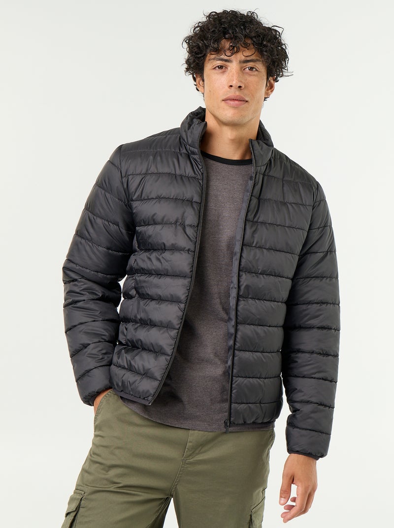 Piumino leggero con apertura a zip Nero - Kiabi
