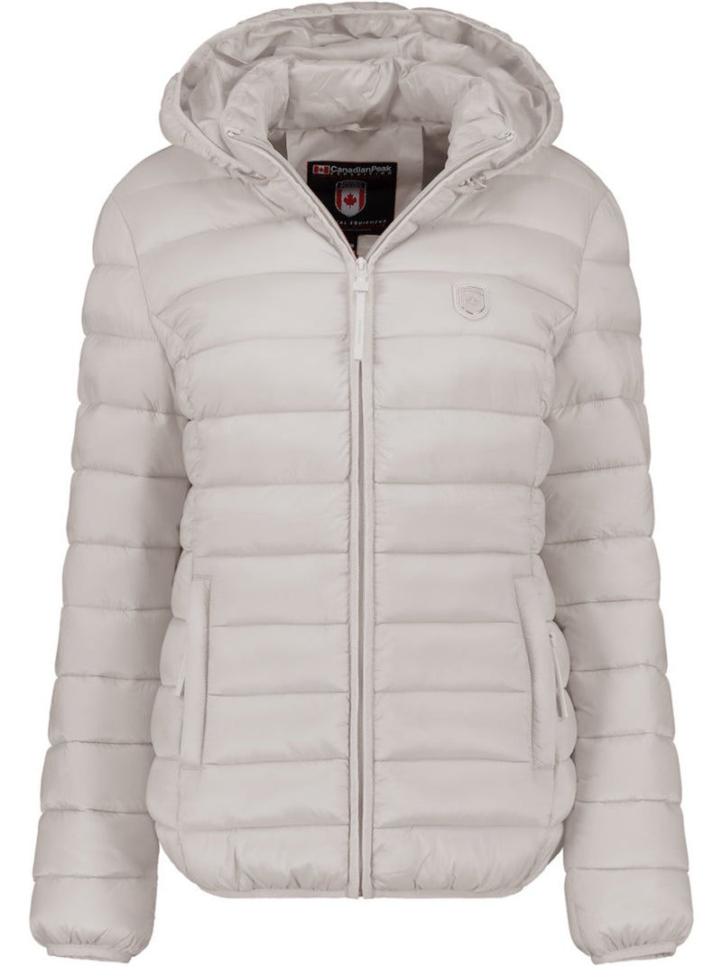 Piumino leggero con cappuccio akitaleak – canadian peak Grigio chiaro - Kiabi