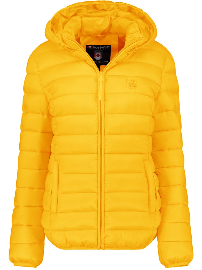 Piumino leggero con cappuccio akitaleak – canadian peak Senape - Kiabi